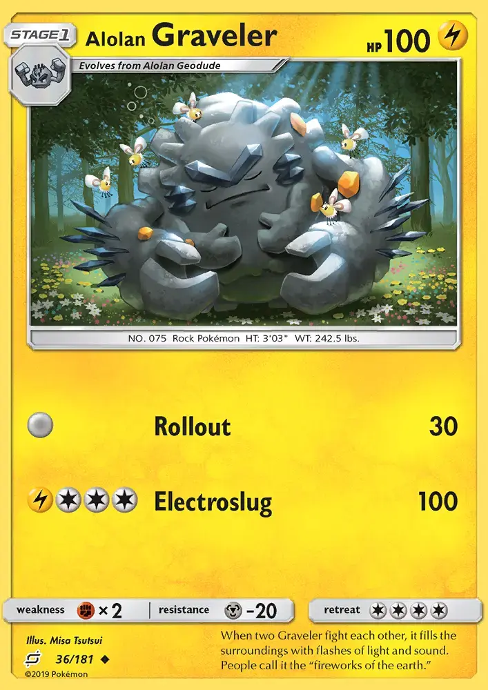 Alolan Graveler #36 — Team Up