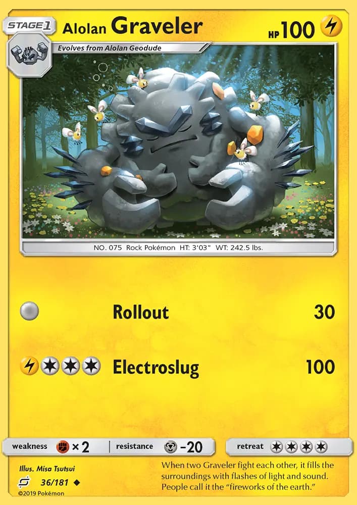 Alolan Graveler #36 — Team Up
