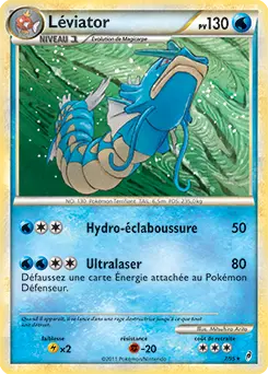 Carte Pokémon Léviator #7 — L'Appel des Légendes