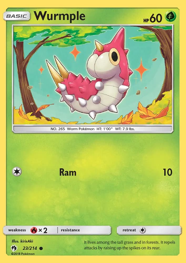Wurmple #23 — Lost Thunder