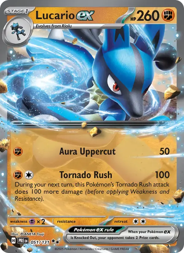 Lucario ex #051 — Prismatic Evolutions