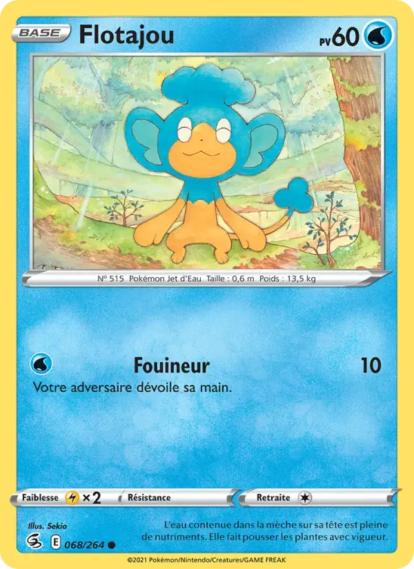 Carte Pokémon Flotajou #68 — Poing de Fusion