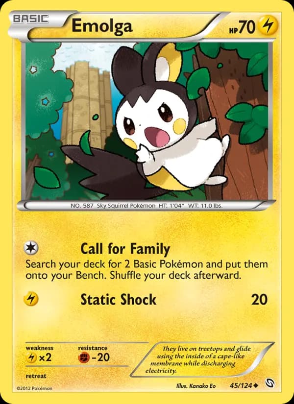 Emolga #45 — Dragons Exalted