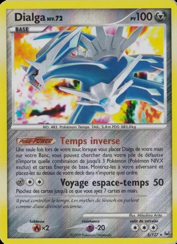 Carte Pokémon Dialga #5 — Platine