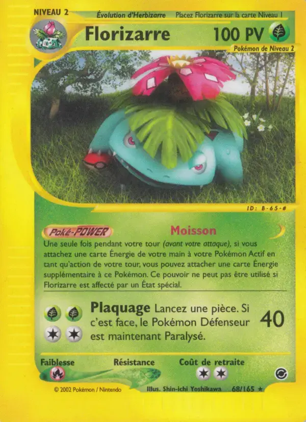 Carte Pokémon Florizarre #68 — Expédition