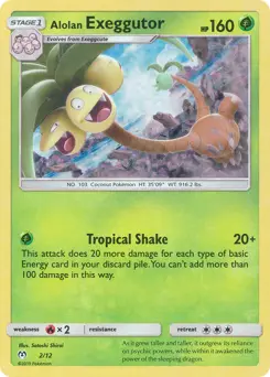 Alolan Exeggutor #2 — 2019 McDonald's Collection