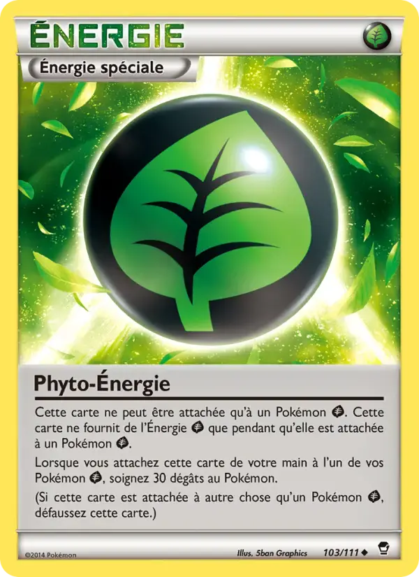 Carte Pokémon Phyto-Énergie #103 — Poings Furieux