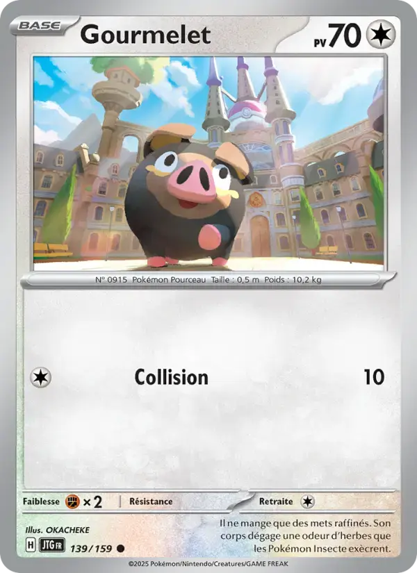 Carte Pokémon Gourmelet #139 — Aventures Ensemble