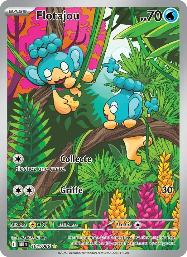 Carte Pokémon Flotajou #101 — Foudre Noire