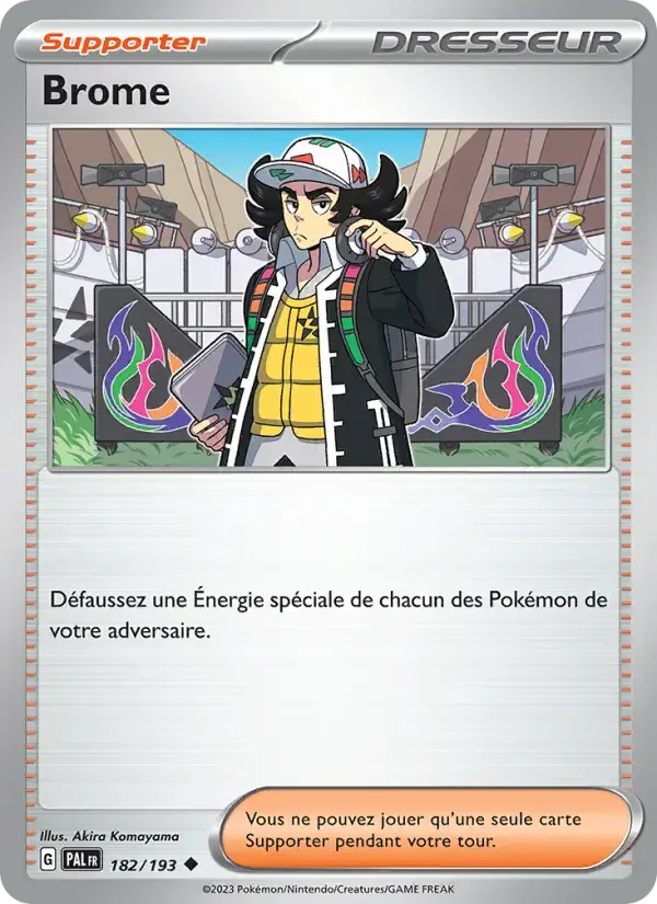 Carte Pokémon Brome #182 — Évolutions à Paldea