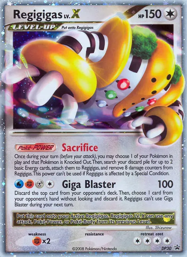 Carte Pokémon Regigigas #DP30 — Promos Diamant et Perle