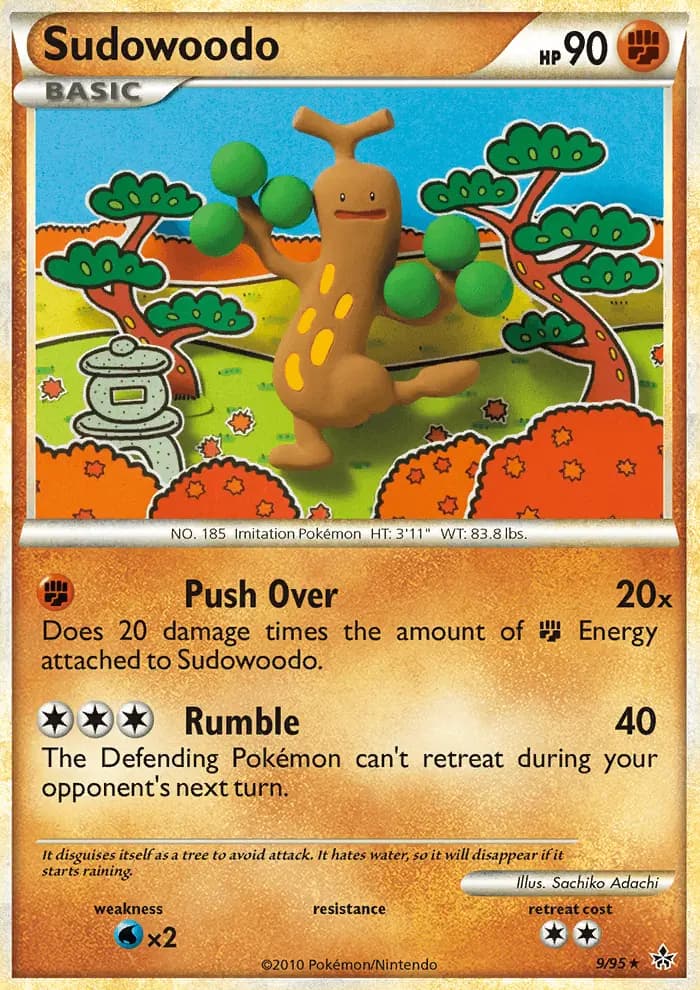 Sudowoodo #9 — Unleashed