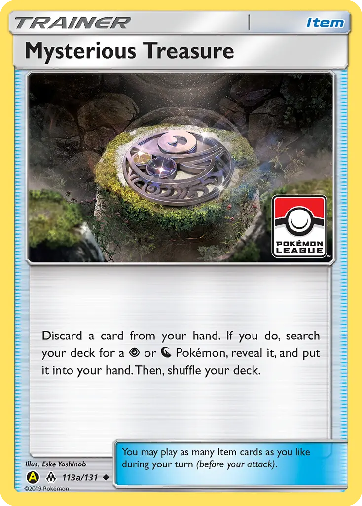 Carte Pokémon Mysterious Treasure #113a — Lumière Interdite