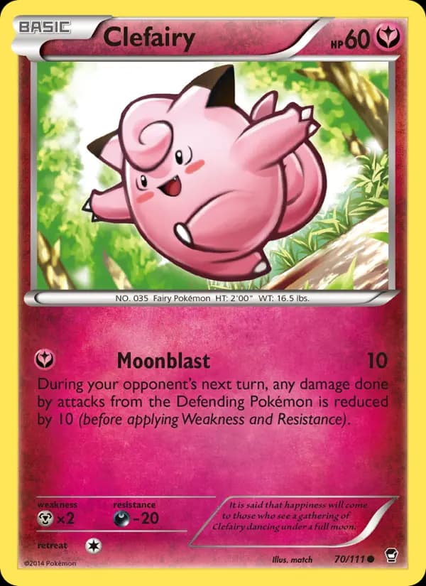 Clefairy #70 — Furious Fists