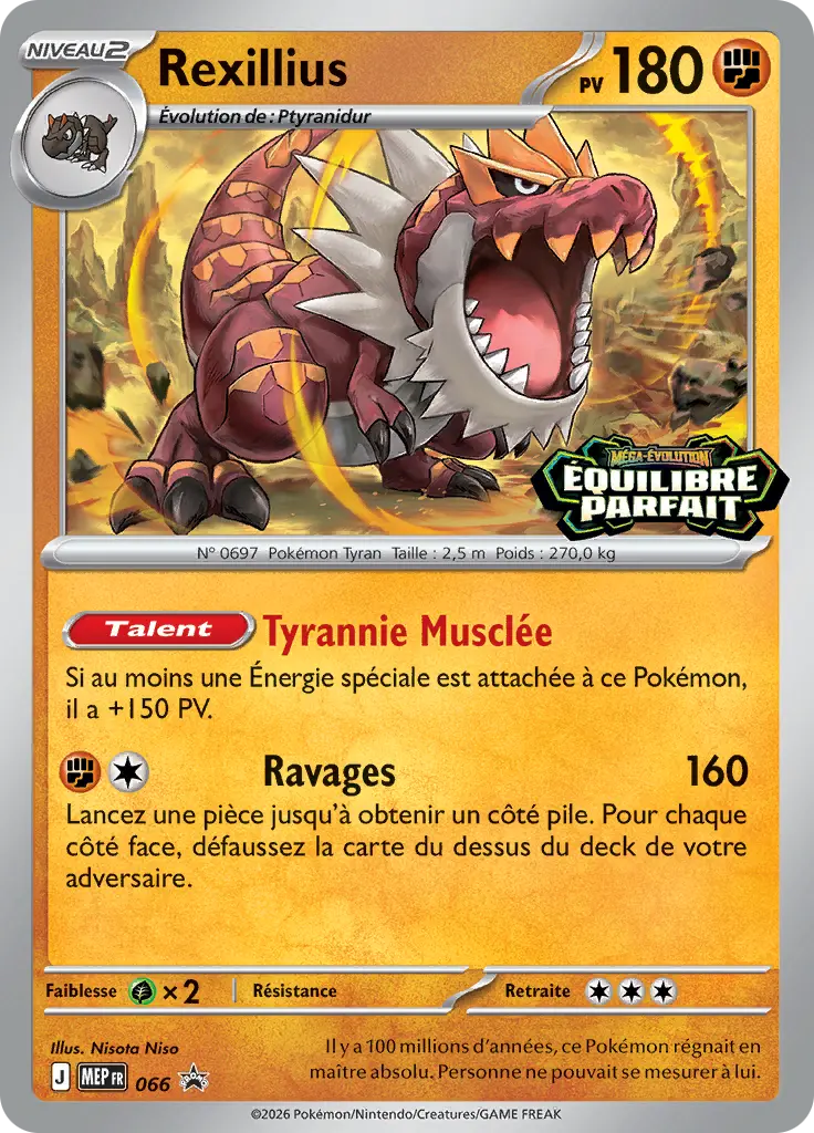 Carte Pokémon Rexillius #066 — Promos Méga-Évolution
