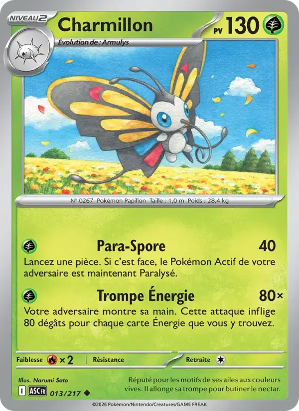 Carte Pokémon Charmillon #013 — Héros Transcendants