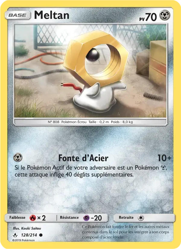 Carte Pokémon Meltan #128 — Alliance Infaillible