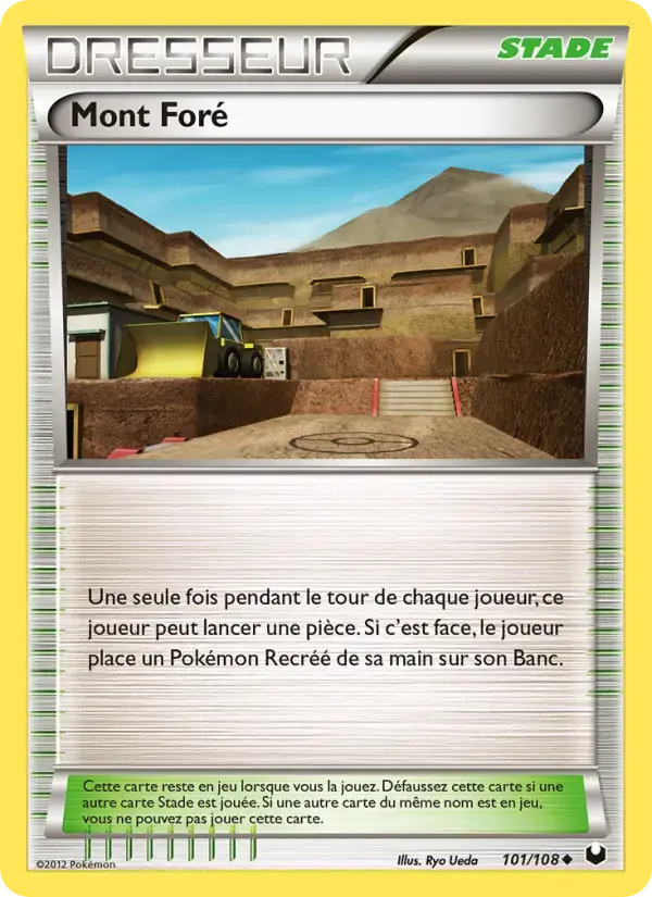 Carte Pokémon Mont Foré #101 — Explorateurs Obscurs