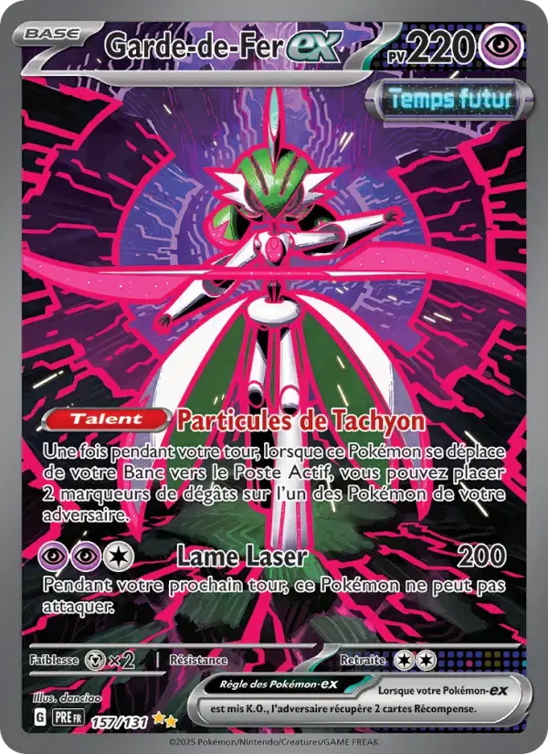 Carte Pokémon Garde-de-Fer-ex #157 — Évolutions Prismatiques