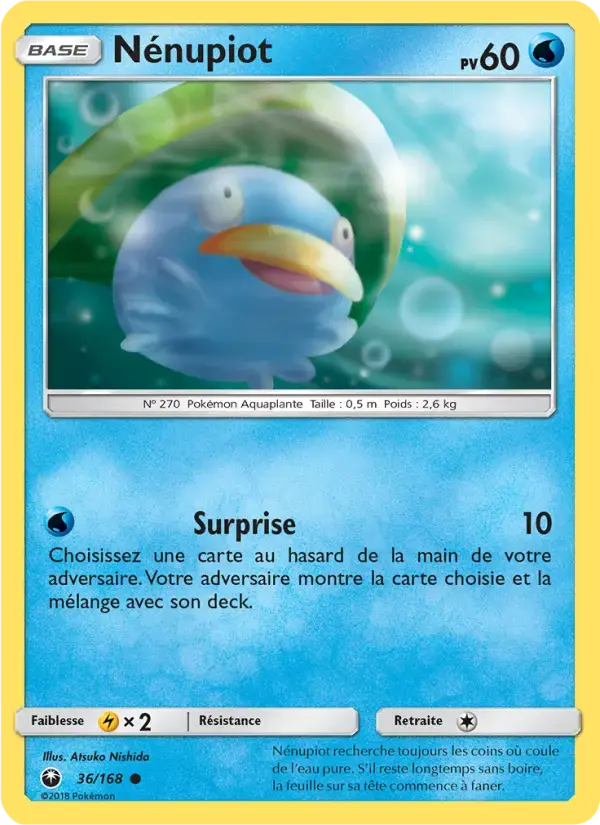Carte Pokémon Nénupiot #36 — Tempête Céleste