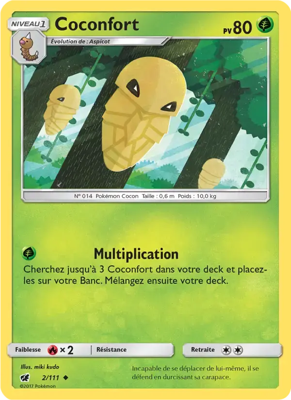 Carte Pokémon Coconfort #2 — Invasion Carmin