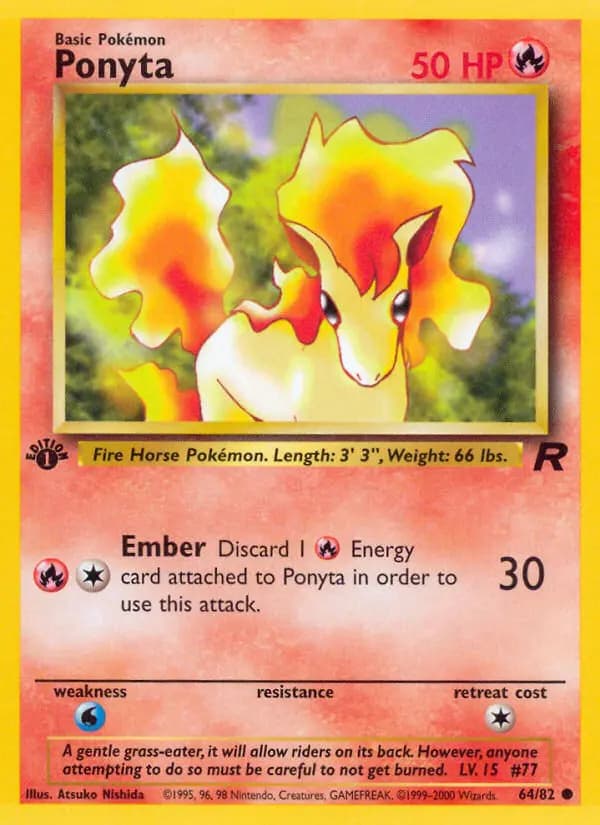Ponyta #64 — Team Rocket