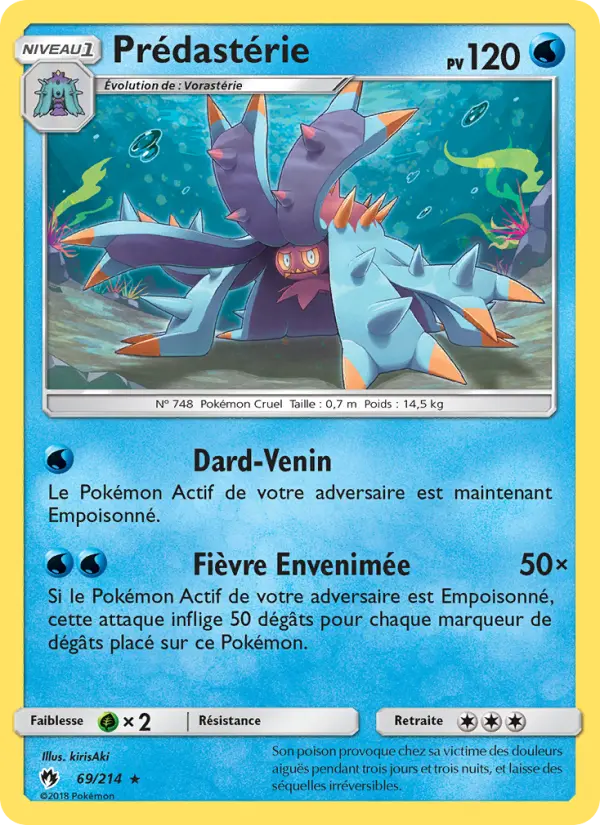 Carte Pokémon Prédastérie #69 — Tonnerre Perdu