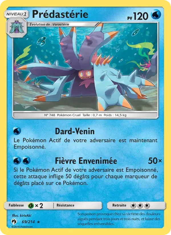 Carte Pokémon Prédastérie #69 — Tonnerre Perdu