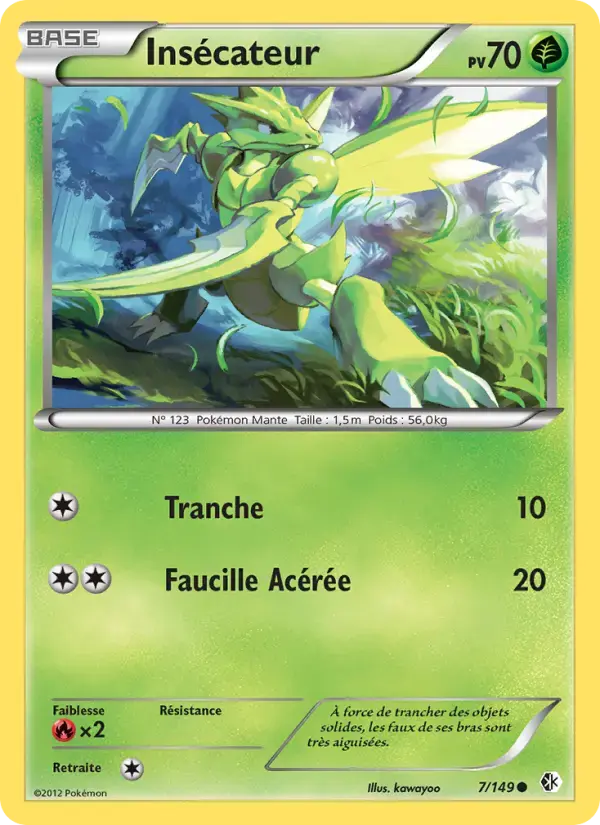 Carte Pokémon Insécateur #7 — Frontières Franchies