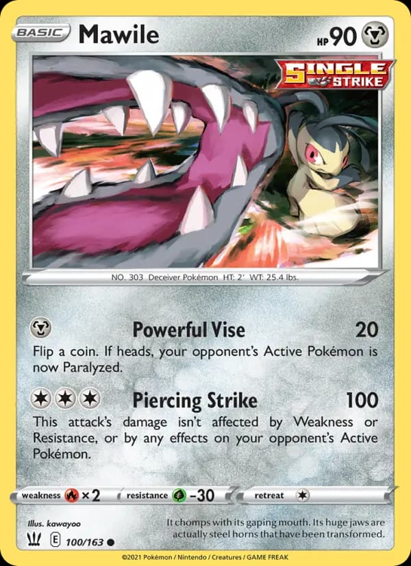 Mawile #100 — Battle Styles