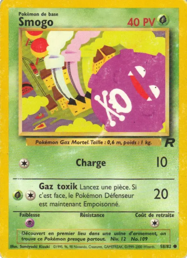 Carte Pokémon Smogo #58 — Team Rocket
