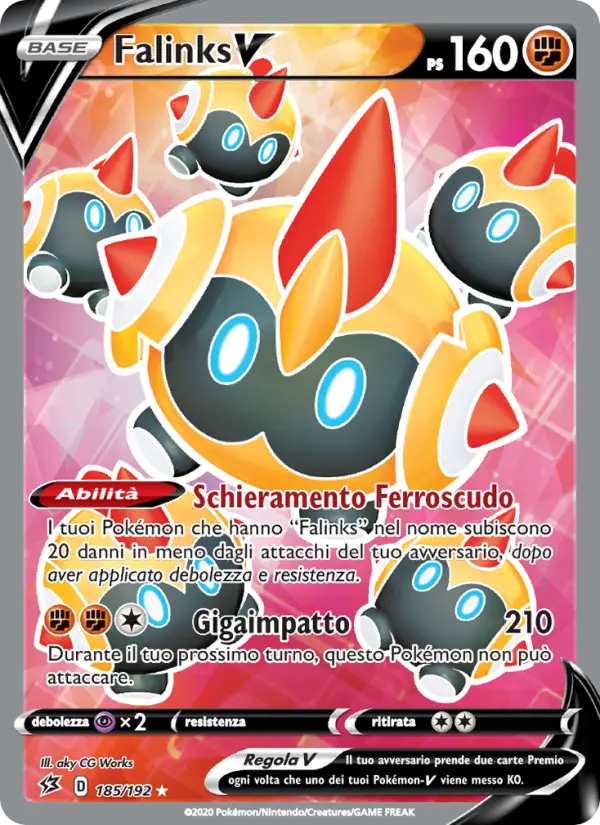 Carte Pokémon Hexadron V #185 — Clash des Rebelles