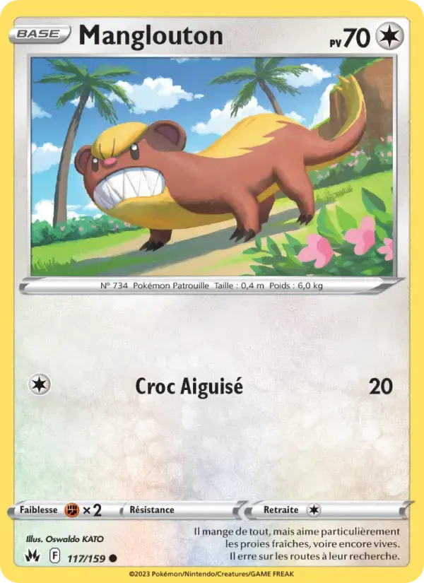 Carte Pokémon Manglouton #117 — Zénith Suprême
