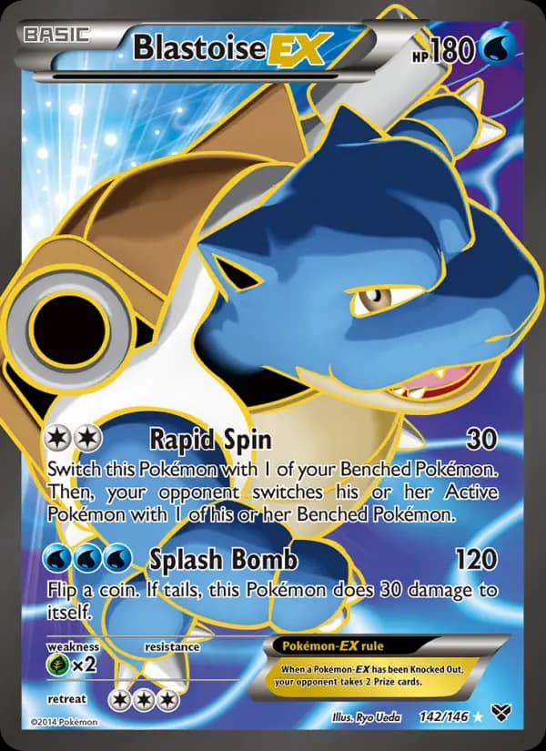 Blastoise EX #142 — XY