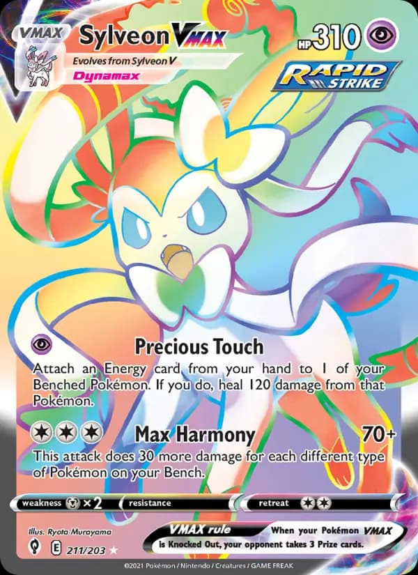 Sylveon VMAX #211 — Evolving Skies