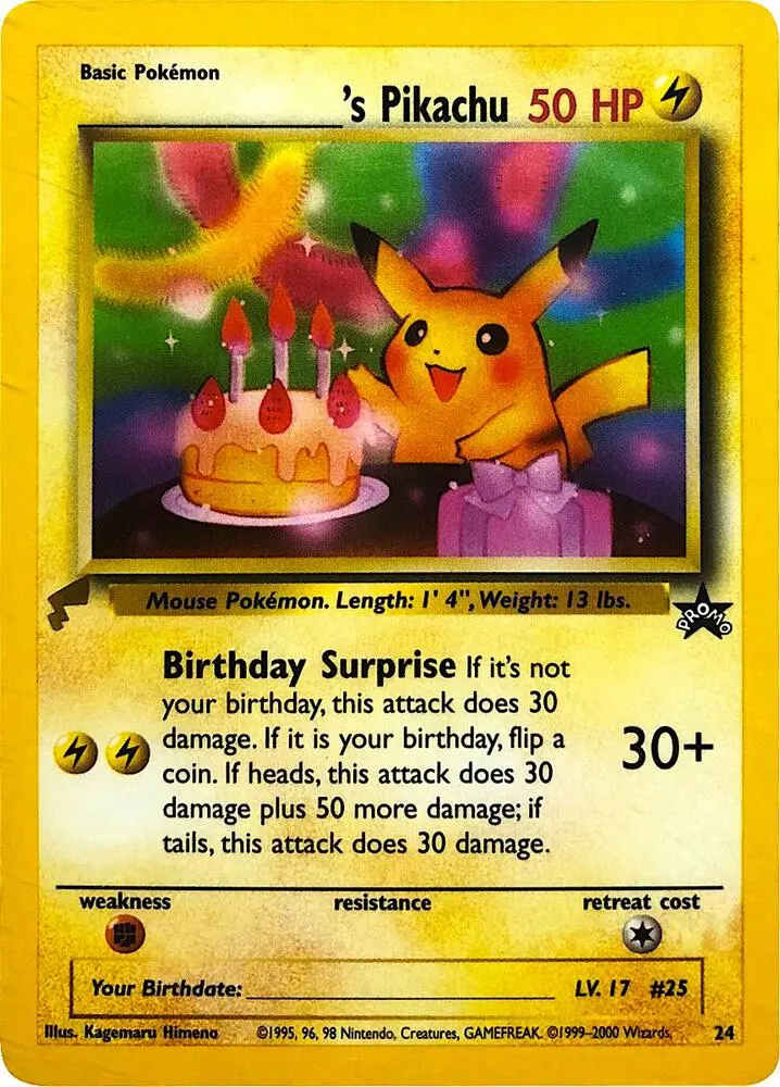 _____'s Pikachu #24 — Pikachu World Collection