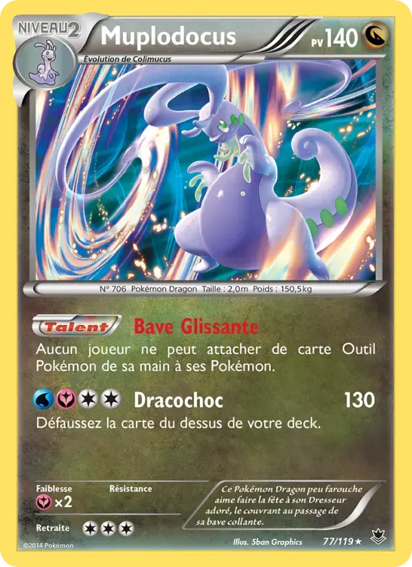 Carte Pokémon Muplodocus #77 — Vigueur Spectrale