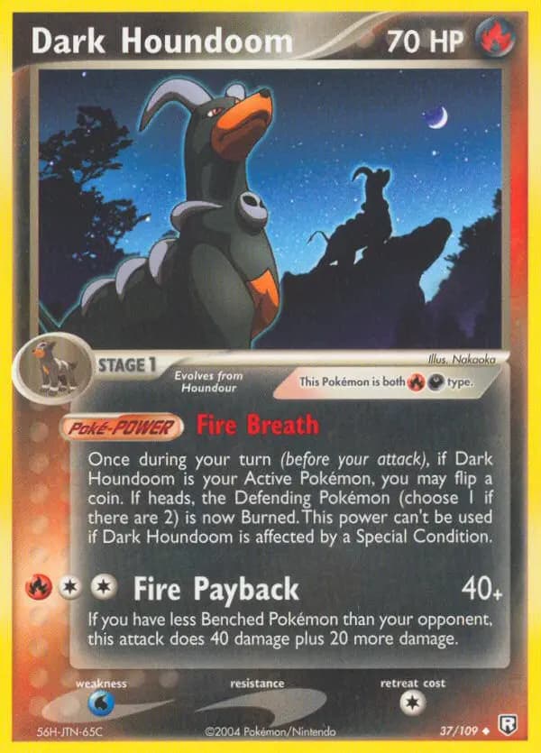 Dark Houndoom #37 — EX Team Rocket Returns