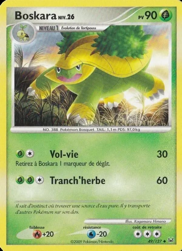 Carte Pokémon Boskara #49 — Platine