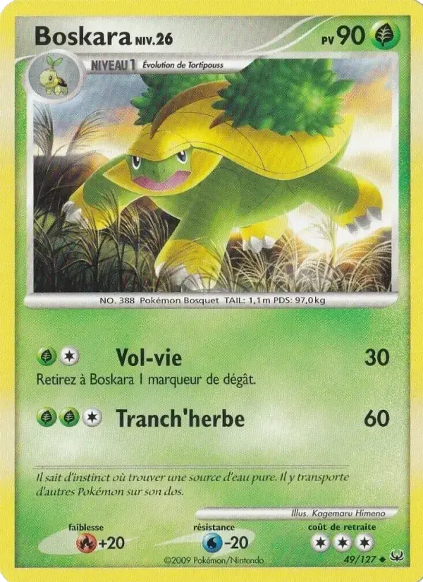 Carte Pokémon Boskara #49 — Platine