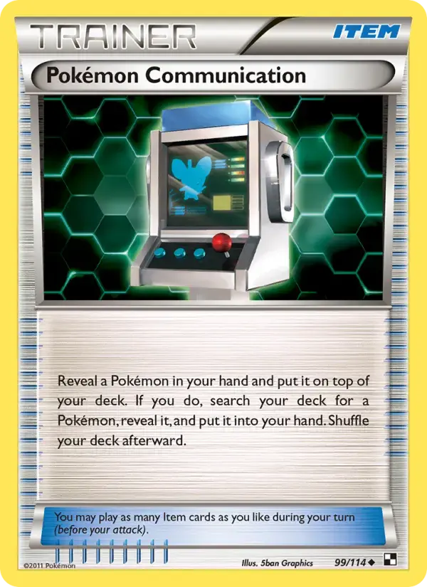 Pokémon Communication #99 — Black & White