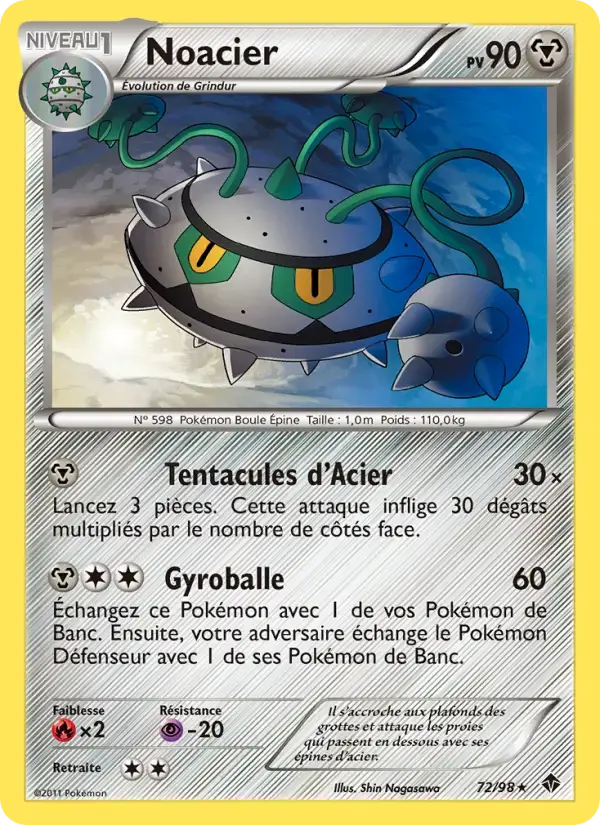 Carte Pokémon Noacier #72 — Pouvoirs Émergents