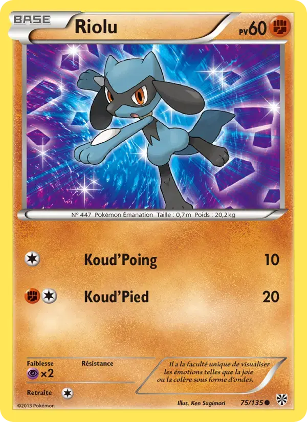 Carte Pokémon Riolu #75 — Tempête Plasma