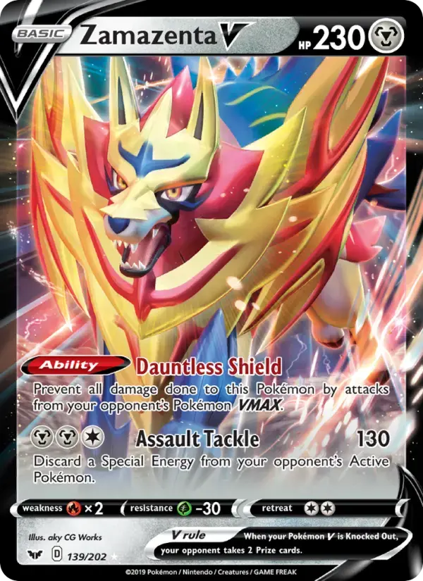 Zamazenta V #139 — Sword & Shield