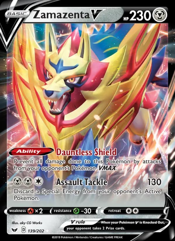 Zamazenta V #139 — Sword & Shield