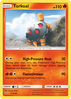 Carte Pokémon Chartor #11 — Légendes Brillantes