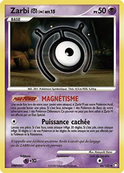 Carte Pokémon Zarbi M #66 — Trésors Mystérieux