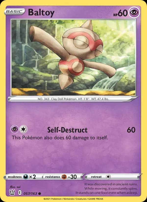Baltoy #57 — Battle Styles