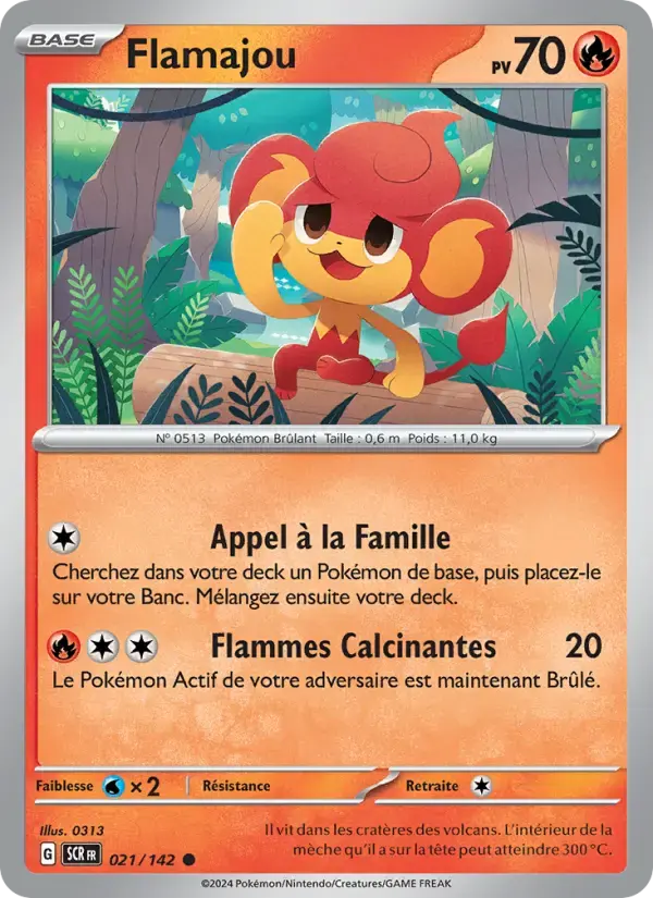 Carte Pokémon Flamajou #021 — Couronne Stellaire