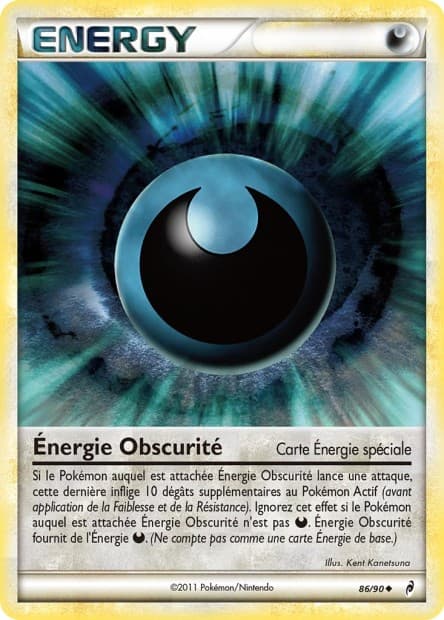 Carte Pokémon Énergie Obscurité #86 — L'Appel des Légendes